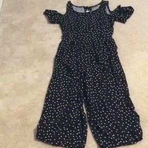 Cute one piece speckled romper